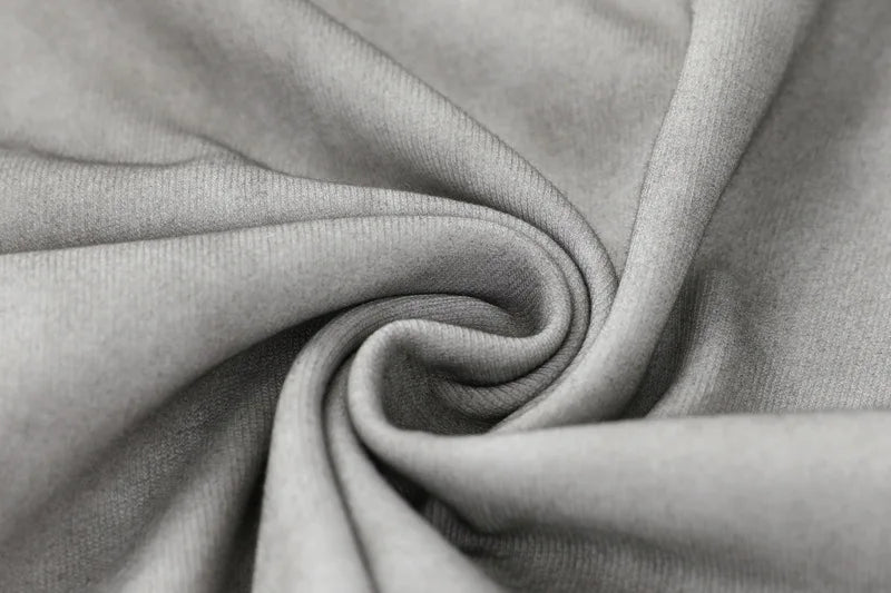 AI Foam Print Washed Long-Sleeve Tee — Grey