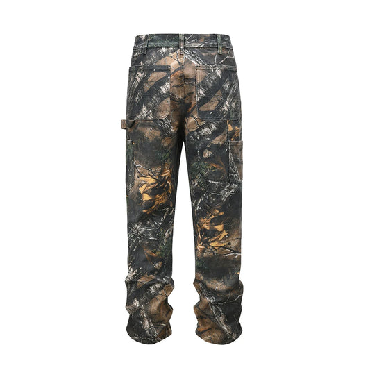 Y2K Camo Cargo Pants – Tree Pattern