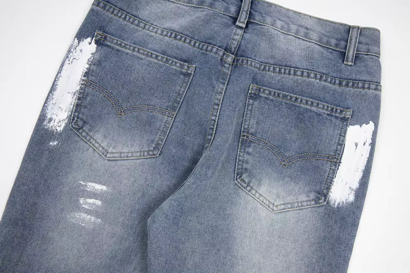 Graffiti Painted Jeans