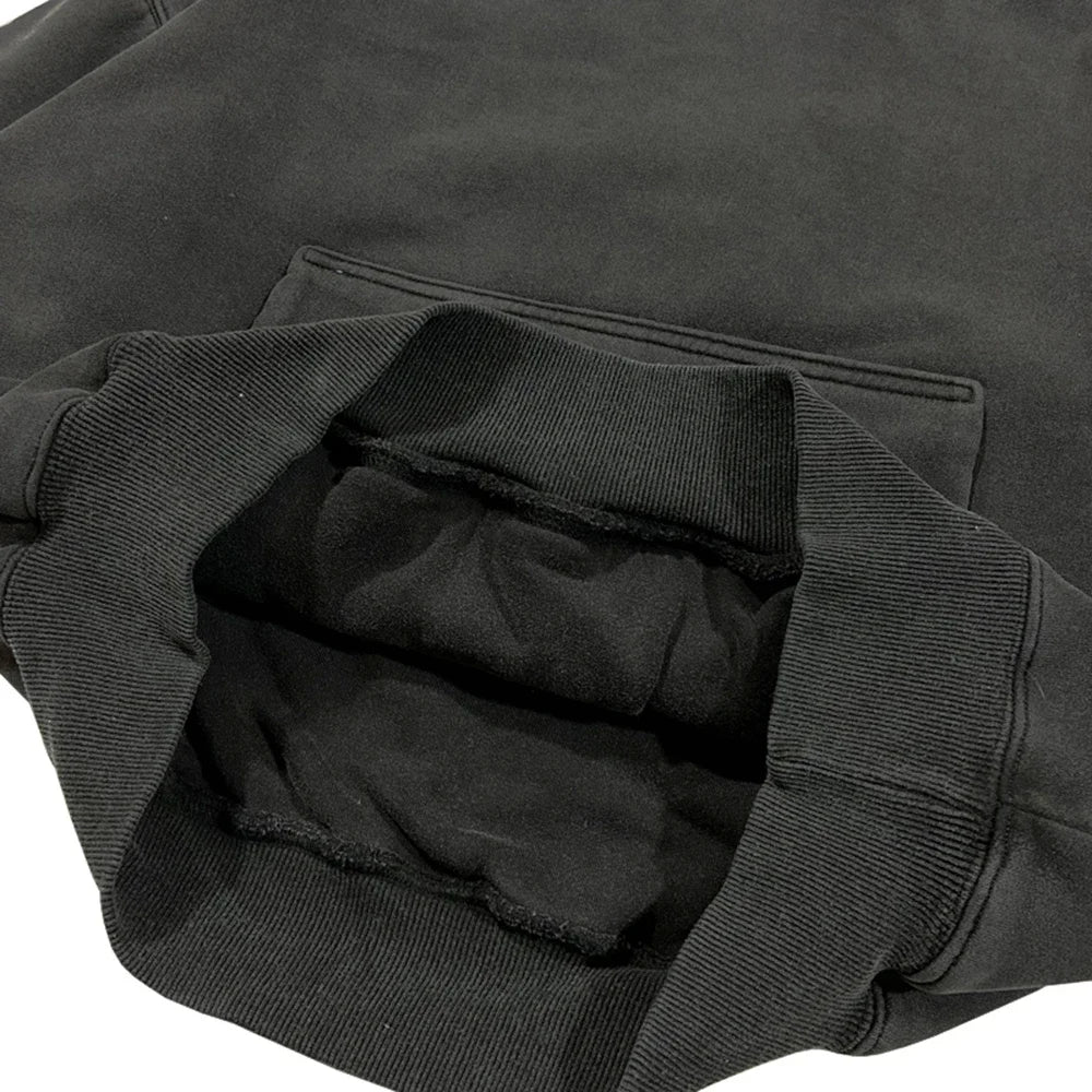 Curated Oversized Hoodie – Black