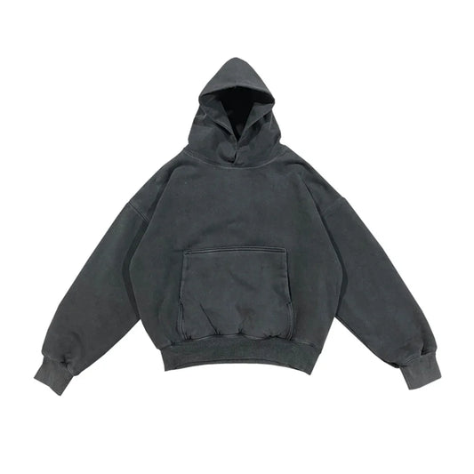 Curated Oversized Hoodie – Black