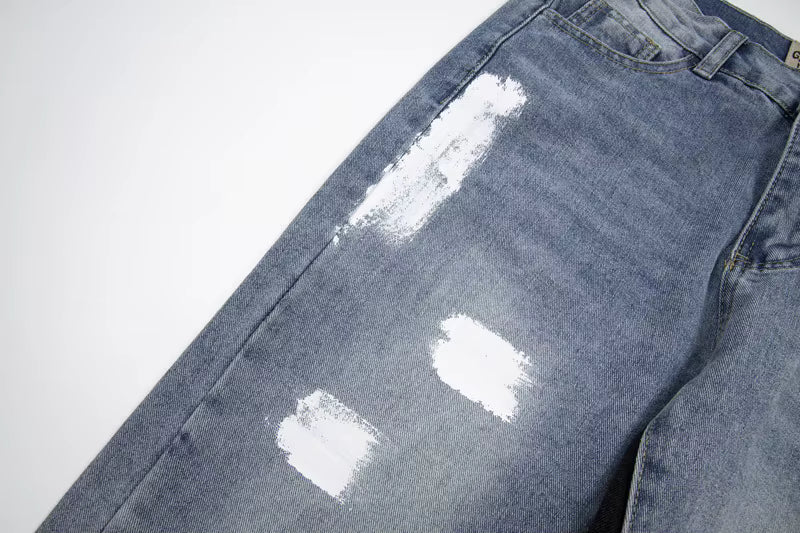 Graffiti Painted Jeans
