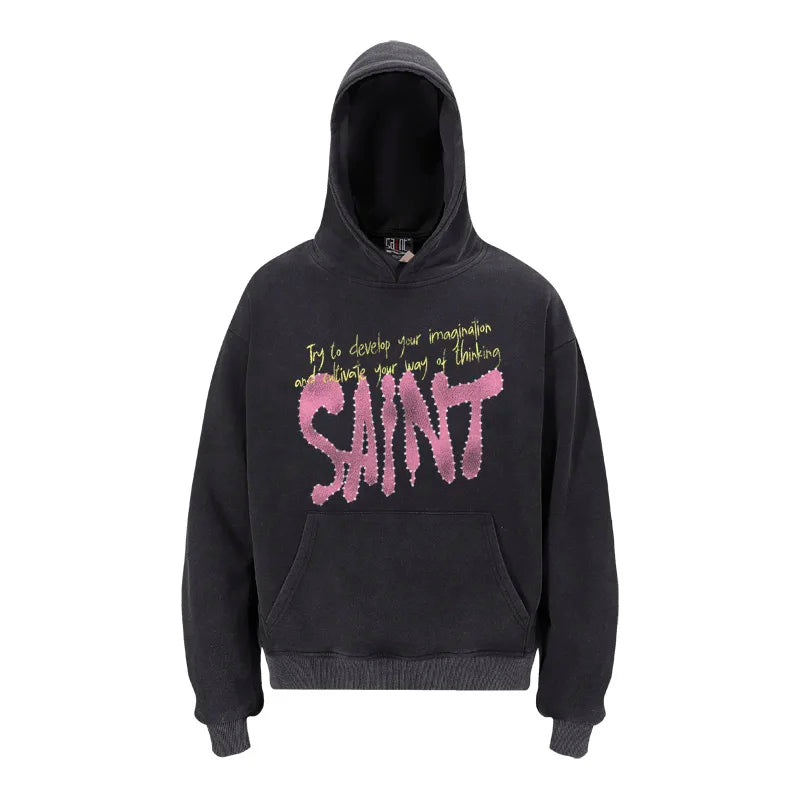 Saint State of Mind Hoodie — Black