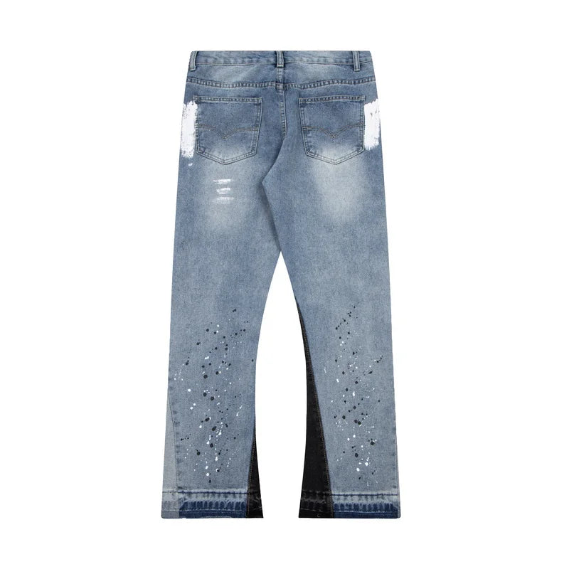 Graffiti Painted Jeans