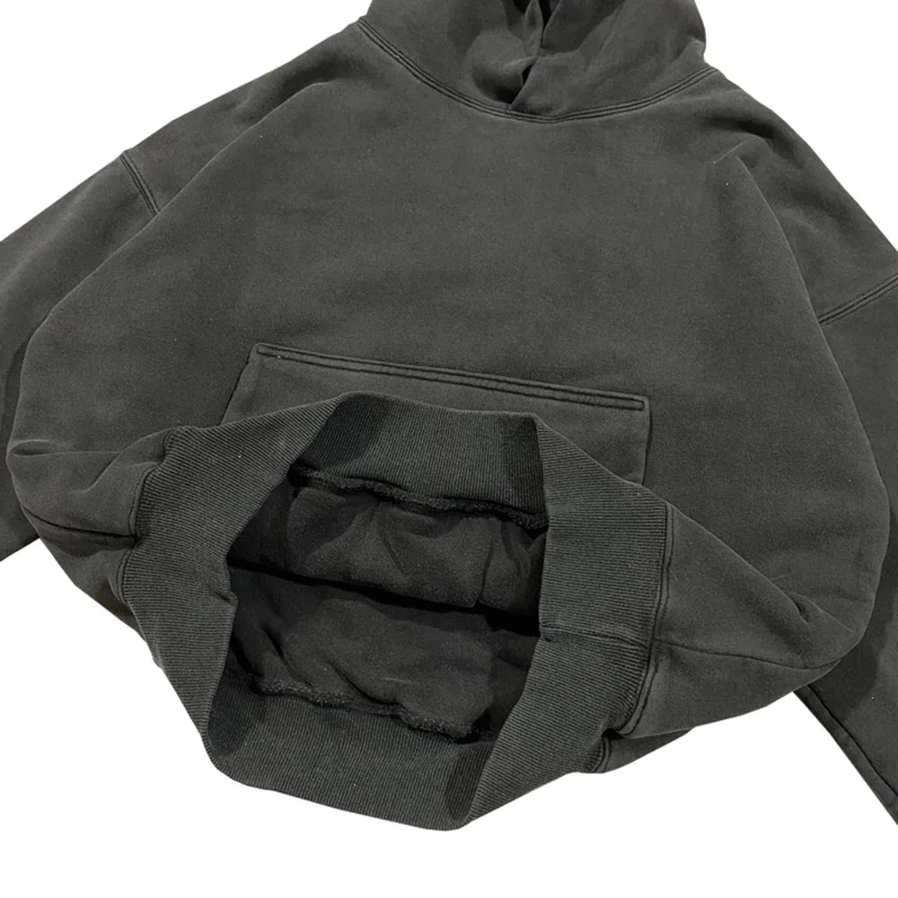 Curated Oversized Hoodie – Black