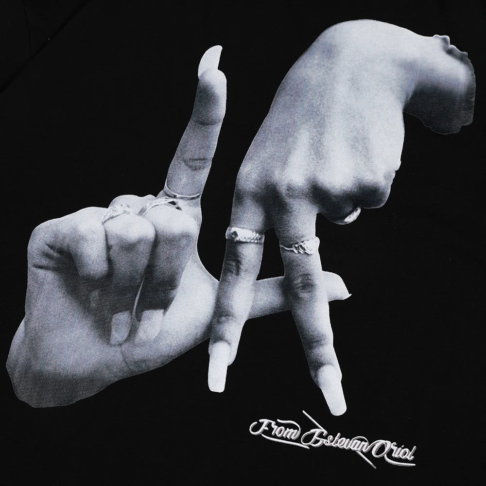 Hands Graphic Oversized Tee