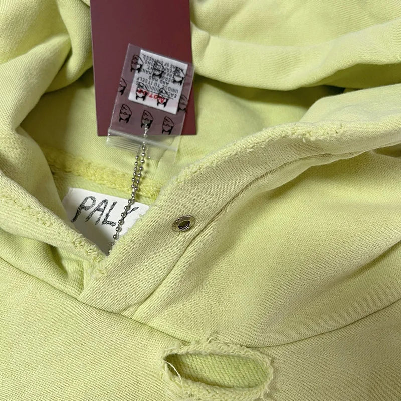 Paly Graphic Hoodie — Yellow Green
