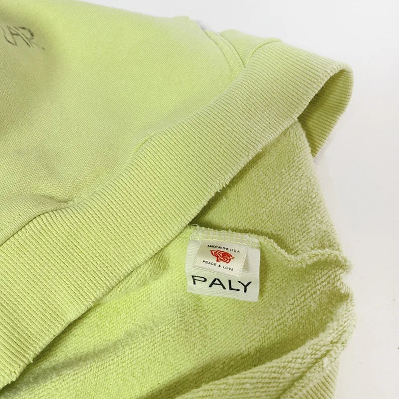 Paly Graphic Hoodie — Yellow Green