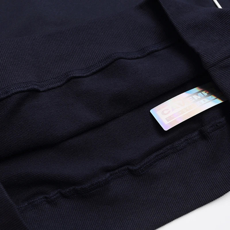 EMPT Patchwork Stitch Hoodie - Blue