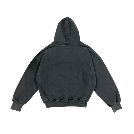 Curated Oversized Hoodie – Black