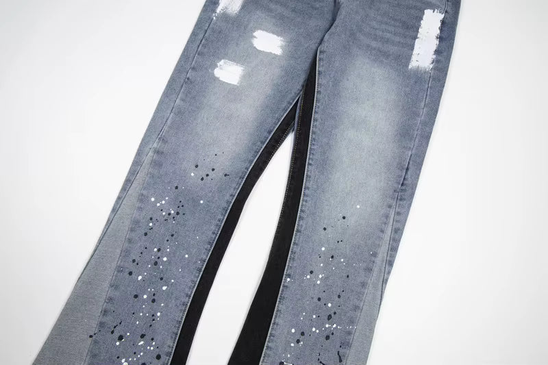 Graffiti Painted Jeans